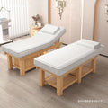 Latex solid wood beauty bed, beauty salon massage bed, physiotherapy bed, ear picking, tattoo, eyelash moxibustion massage bed