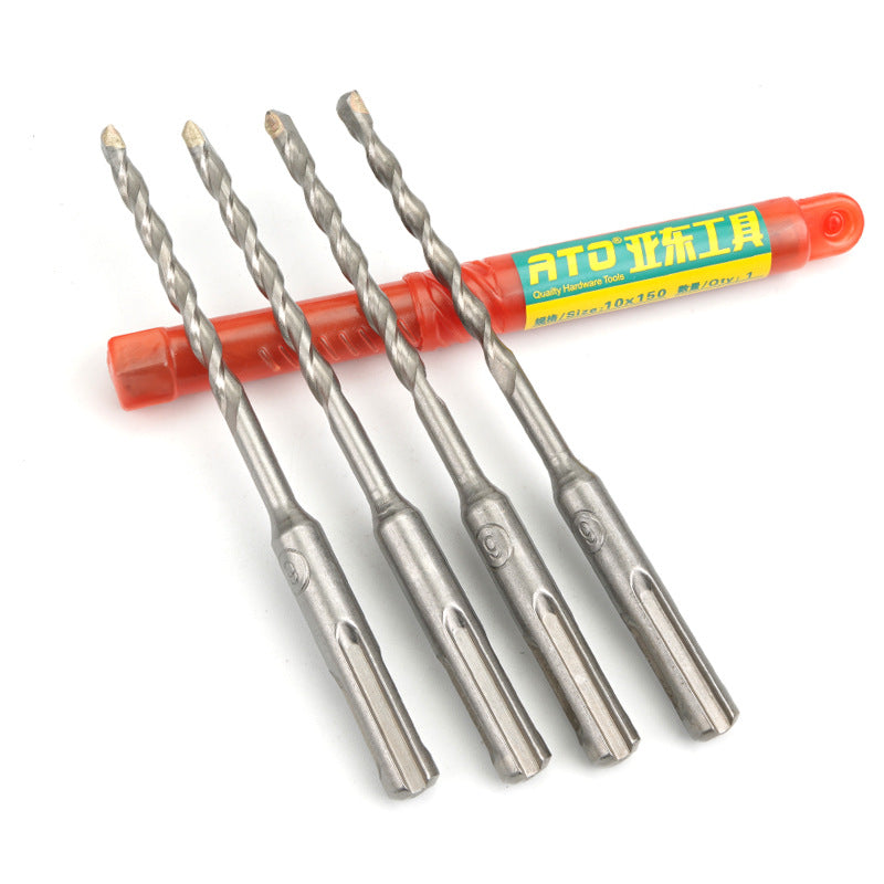 ATO Impact Drill Bits Electric Hammer Drill Bits Round Shank Alloy Drill Bits, Concrete Extended Wall Impact Drill Bits