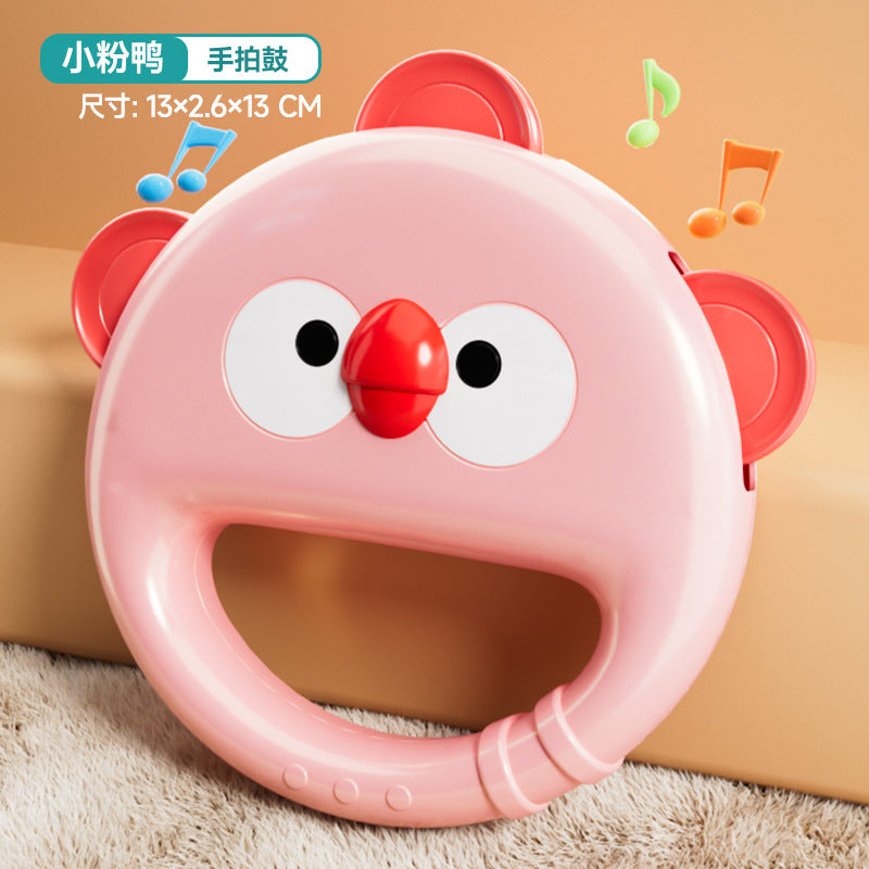 Baby early education educational double-sided hand drum kids percussion instrument hand tambourine beat baby drum pat drum trumpet