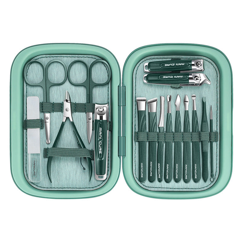 Nail clipper set manicure manicure tools german stainless steel nail scissors nail clipper set pedicure knife cross-border