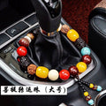 Car pendant car pixiu gear hanging transfer beads imitation obsidian car pendant rearview mirror decoration supplies