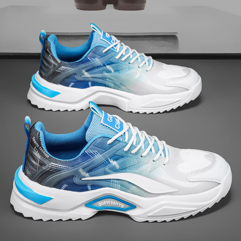 Spring men's shoes 2025 new student sports casual youth mesh dad shoes versatile trendy breathable shoes for men