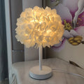 Bedroom bedside lamp champagne folding fabric princess table lamp american standard ins girl romantic wedding celebration lighting table lamp