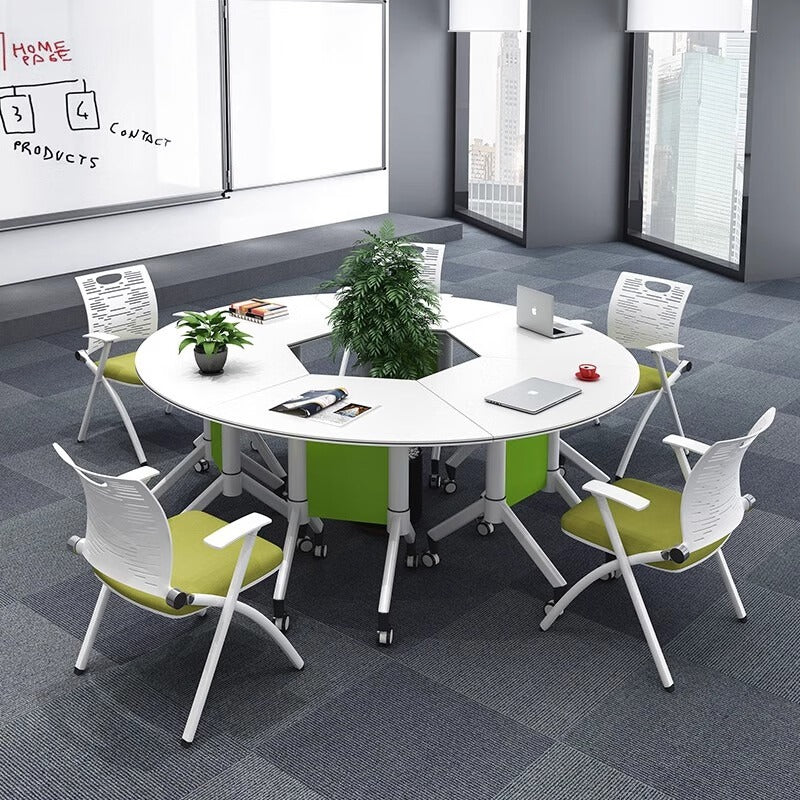 Saint li folding conference table bench table movable training institution tutoring class desks and chairs bench table
