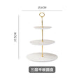 Three-layer flat disc set