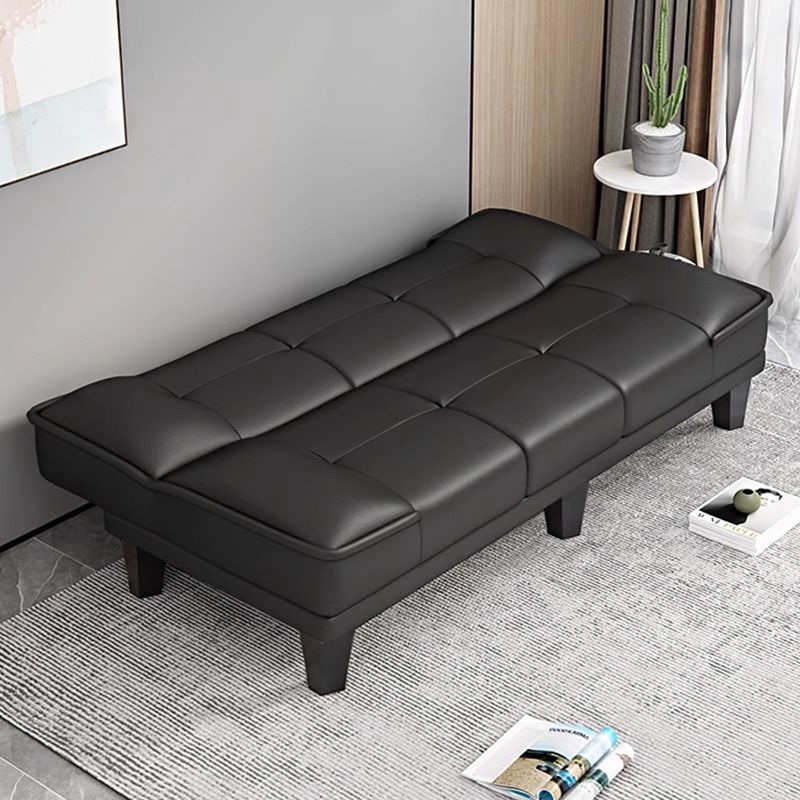 Cat scratch leather fabric sofa dual-purpose sofa small apartment living room casual apartment double foldable sofa bed factory