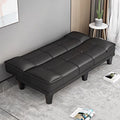 Cat scratch leather fabric sofa dual-purpose sofa small apartment living room casual apartment double foldable sofa bed factory