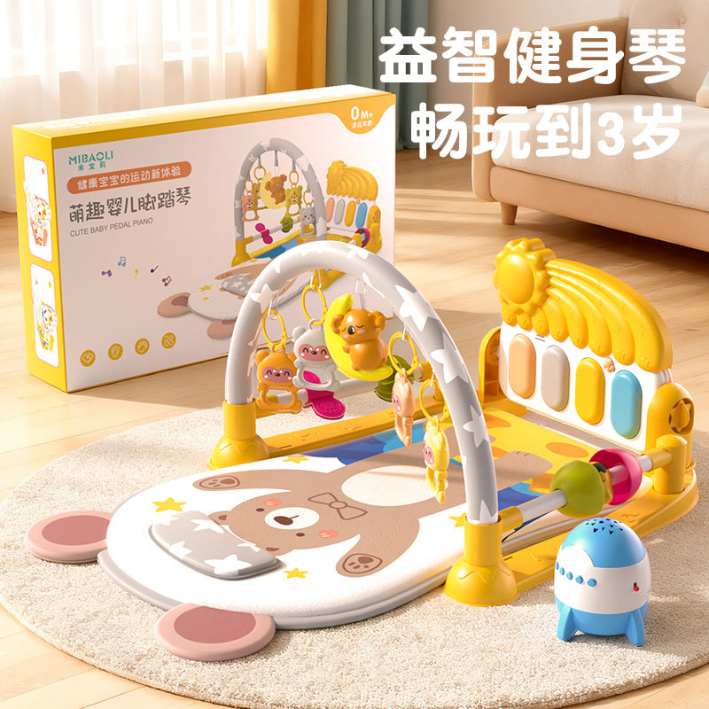 Pedal piano baby fitness stand newborn toddler 0-1 years old early education educational toys baby meeting gift