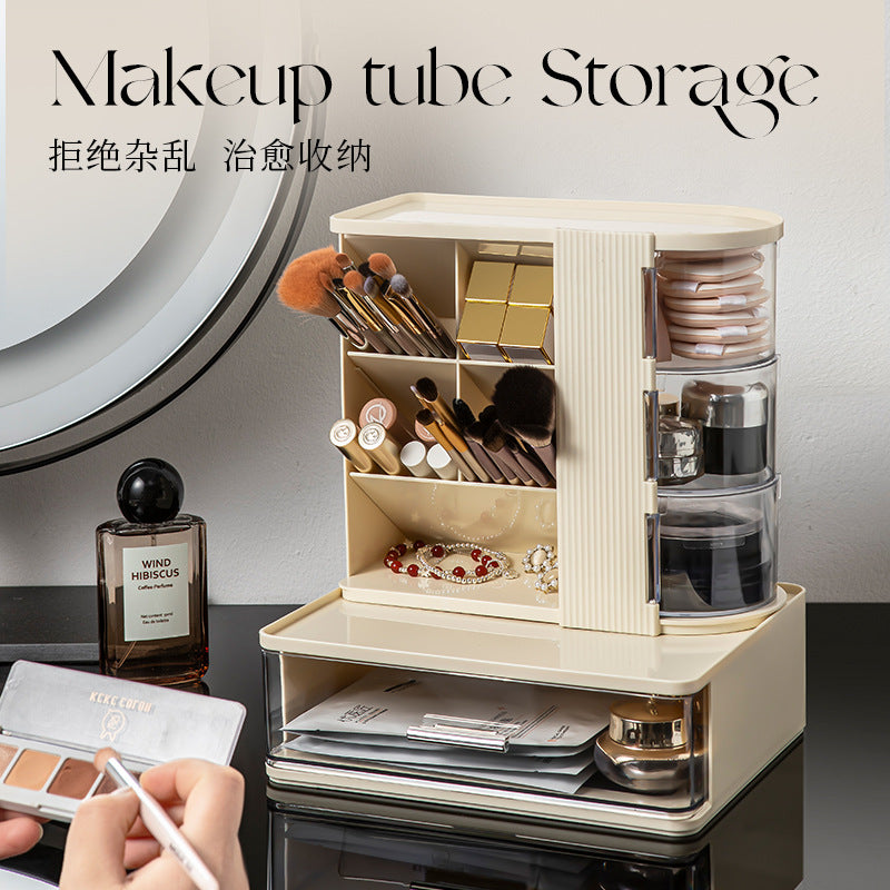 Cosmetics Storage Box Household Dresser Drawer Desktop Storage Cabinet Lipstick Skin Care Products Multifunctional Shelf