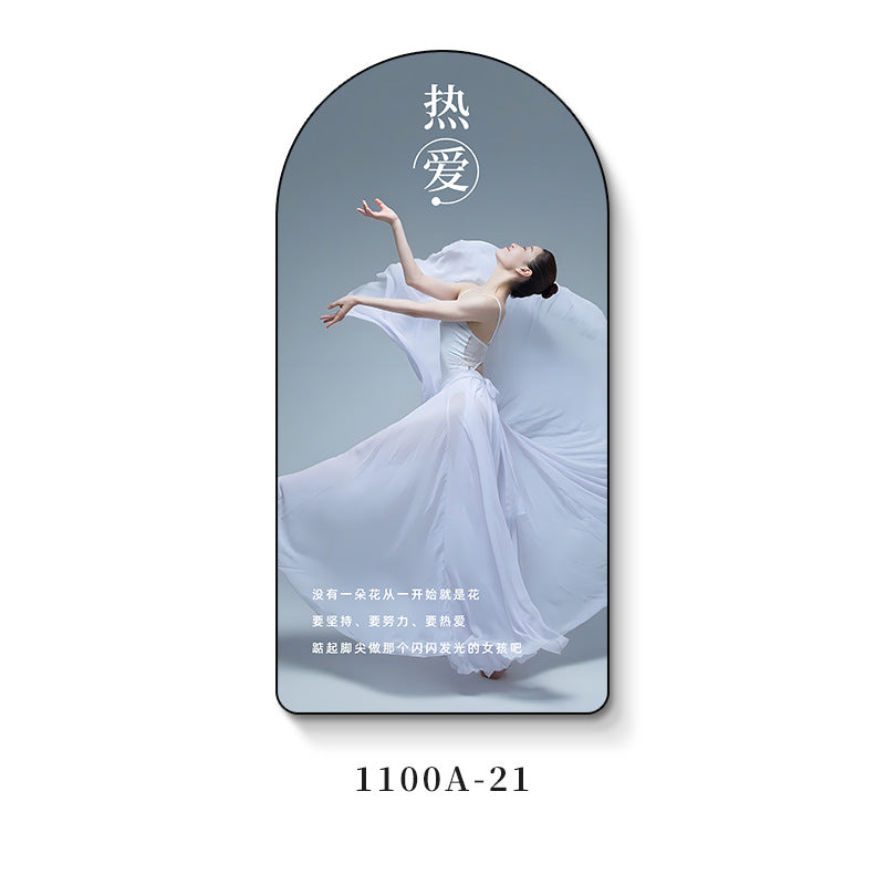 Ballet room wall decoration painting girl dance studio inspirational casual painting art training class institution wall painting
