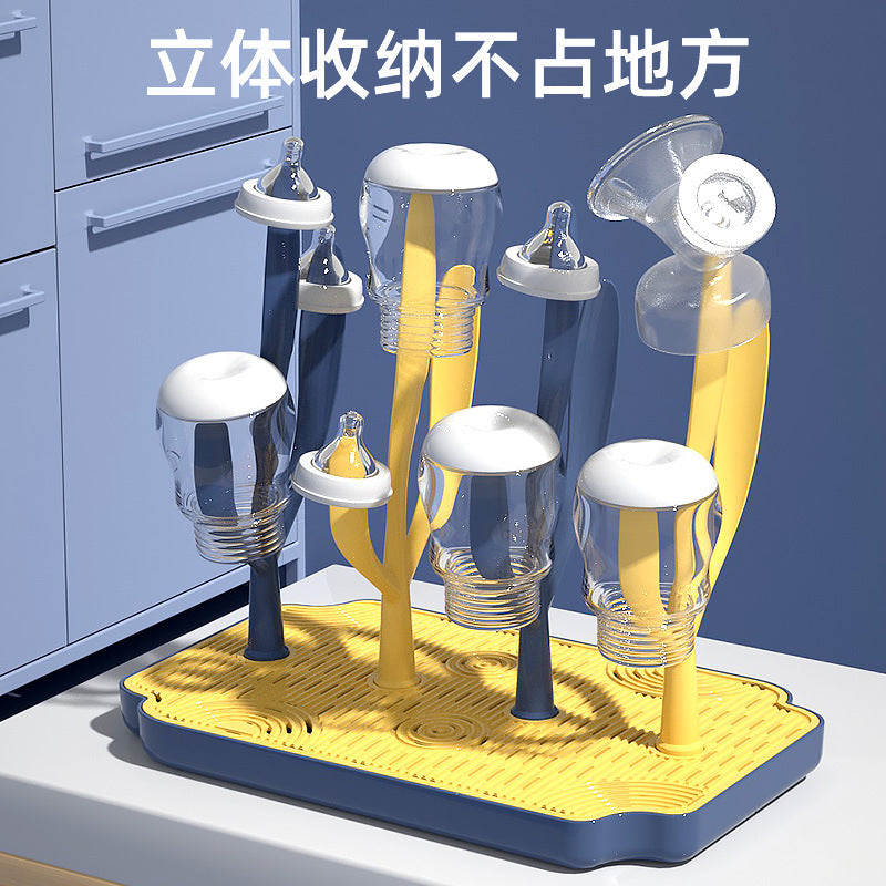 Baby bottle drain rack drying cup holder drying bottle brush rack drain rack drying bracket storage rack storage
