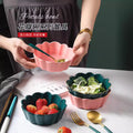 Salad breakfast bowl petal baking bowl eating bowl ceramic tableware single stylishins creative wholesale white porcelain casual