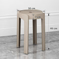 Thickened plastic stoolfor home stackable dining table bench long sitting comfortable chair windmill stool plastic round stool
