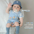 Summer newborn baby clothes, baby romper, cartoon short-sleeve, cartoon summer outfit, lightweight crawling suit, outdoor wear