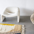 Nordic single sofa chair plaid crab chair small round table accessible luxurycasual casual chair modern creative popular single chair