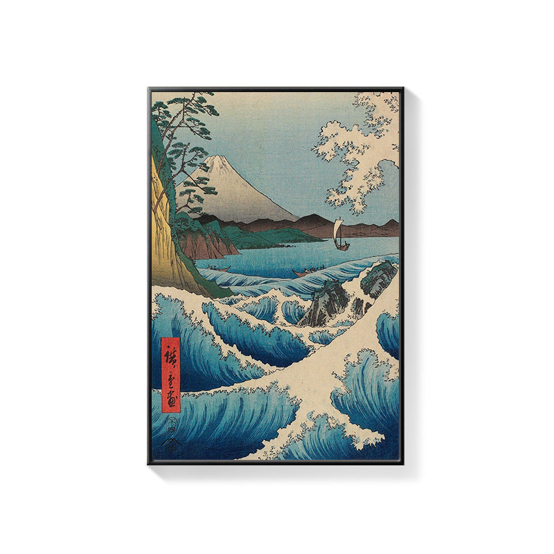 Japanese Mount Fuji decorative painting Ukiyo-e Japanese Japanese Japanese style Japanese style Japanese style restaurant box hanging painting B & B hotel mural