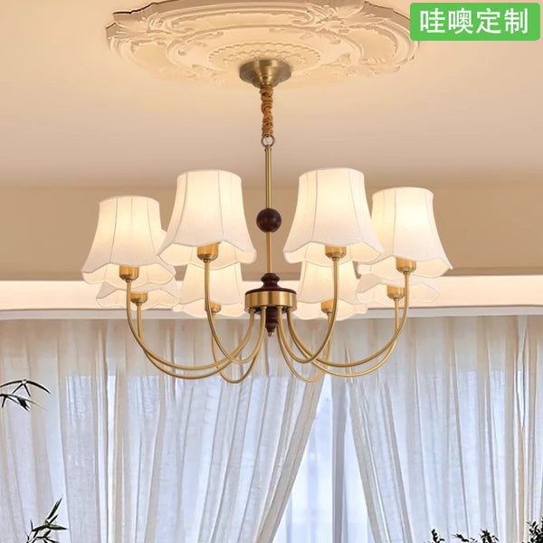 [Wow] Chandelier French antique restaurant light retro Nanyang cloakroom study light warm and romantic
