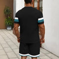 men's short-sleeve and shorts set, casual sportswear set, 3d printed cross-border hot seller, dropshipping available