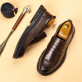 Men's leather shoes: new spring/autumn fashion, hot-selling british style, wedding, cross-border business casual, slip-on loafers