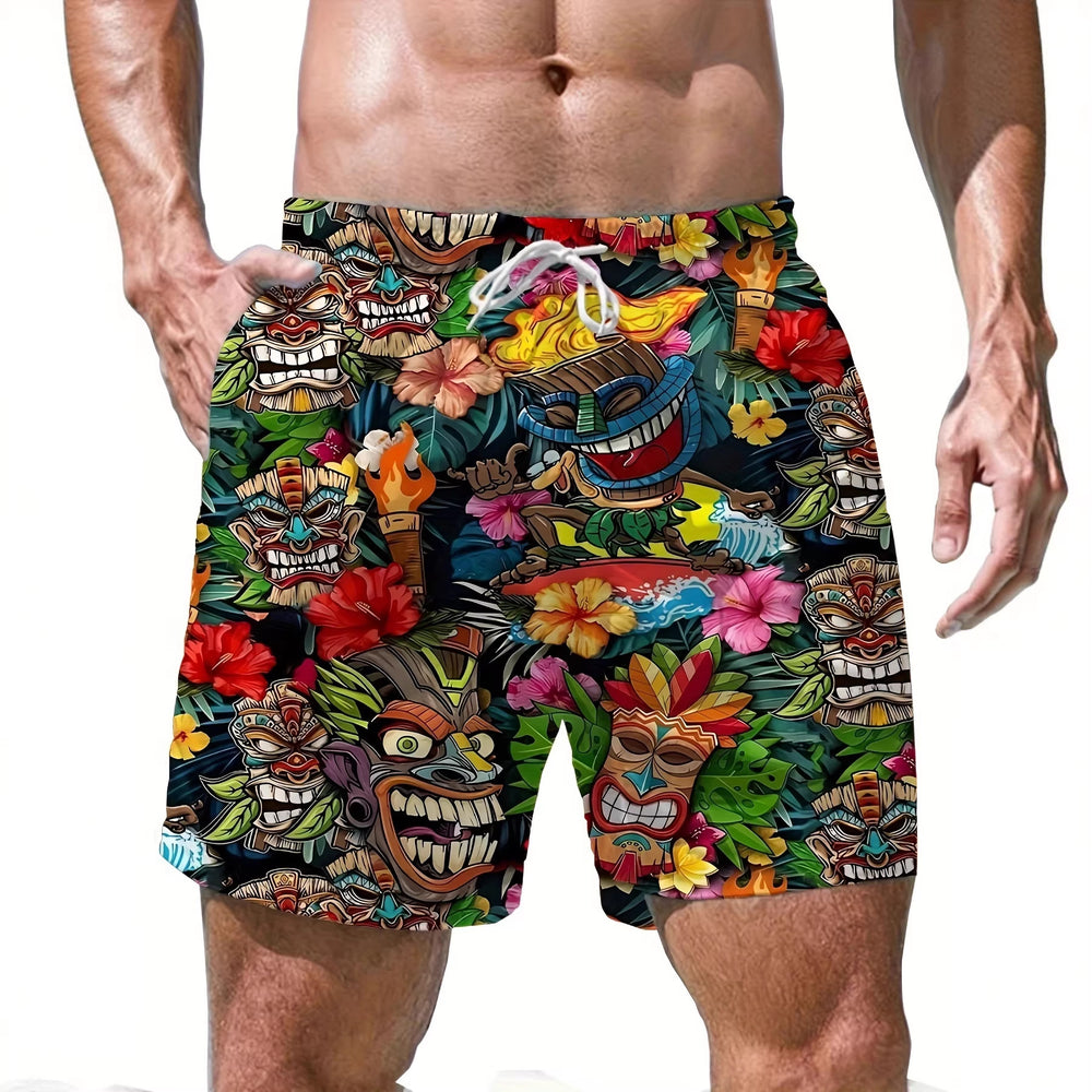 trending men's swim trunks, quick-dry swim shorts, casual athletic beach shorts, new european and american styles