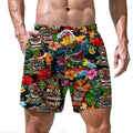 trending men's swim trunks, quick-dry swim shorts, casual athletic beach shorts, new european and american styles