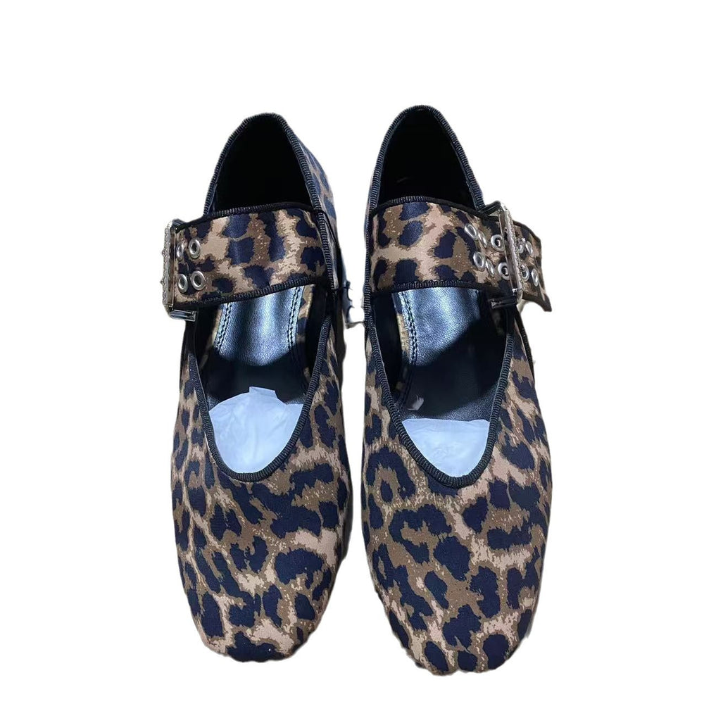 Za2024 new spring black mary jane flats with buckle strap - round toe ballet shoes