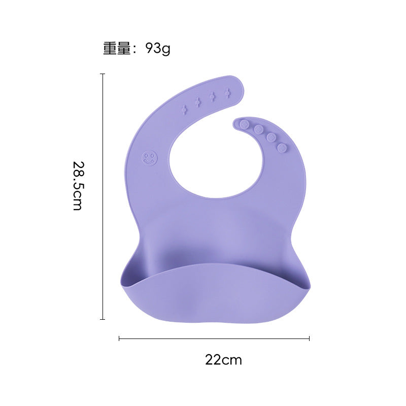 bestselling silicone baby feeding set: infant supplies, baby food bowl, fork, spoon, bib, and utensil set
