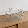 Ins style metal shopping basket iron basket storage basket hand basket desktop miscellaneous storage basket storage basket