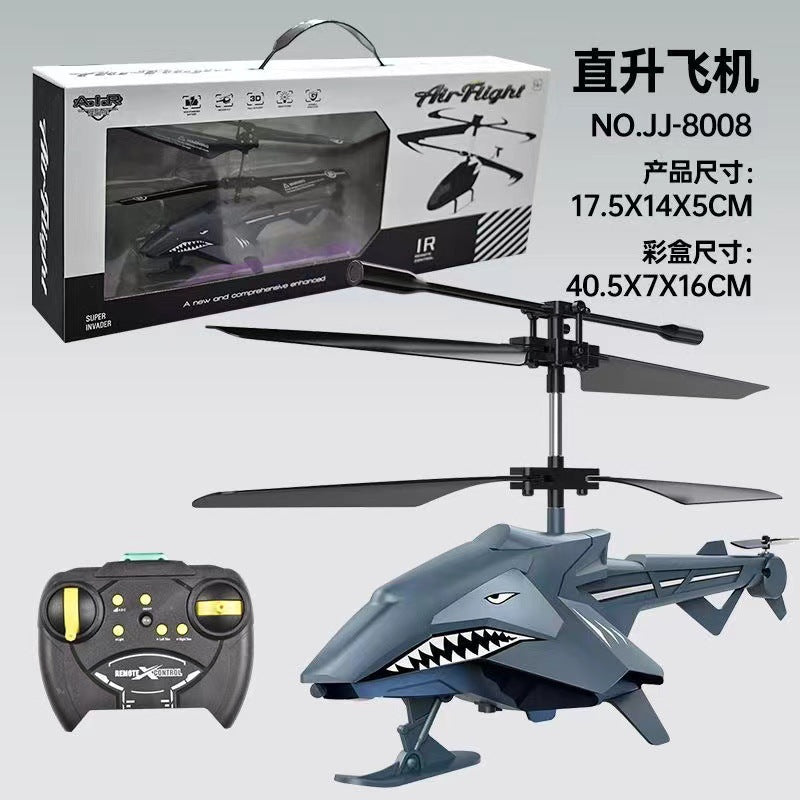 remote control aircraft model, rechargeable, drop-resistant, 3.5-channel, new sensor helicopter, children's flying toy for boys