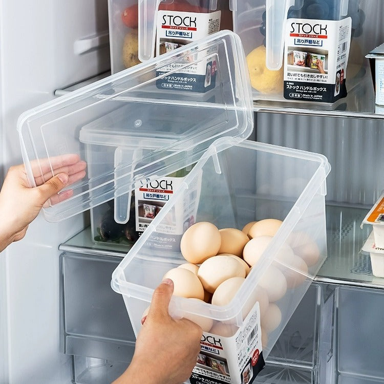 Food-grade eggs, refrigerator fresh-keeping storage box, transparent food, fruit and vegetable storage fuse box, one piece will be sent on behalf of you.