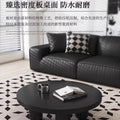 New arrivalcasual modern combination cream style round creative coffee table small ins style living room for home small table b&b