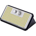 Solar powered motion sensor light - outdoor patio wall lamp, waterproof, for home, balcony, yard, landscape, and entryway lighting