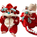 Winter warmth: chinese new year cotton-padded outfit - traditional style for celebrating the new year, perfect for newborns and infants to wear outdoors in winter