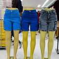 Women cargo denim shortswomenworkwearflap pocket pantsdenim shortsjeans wholesale