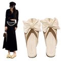 2025 baotou bow half slippers women's summer outweareasiest for matchflats lazy casual sandals slip-on flat heel