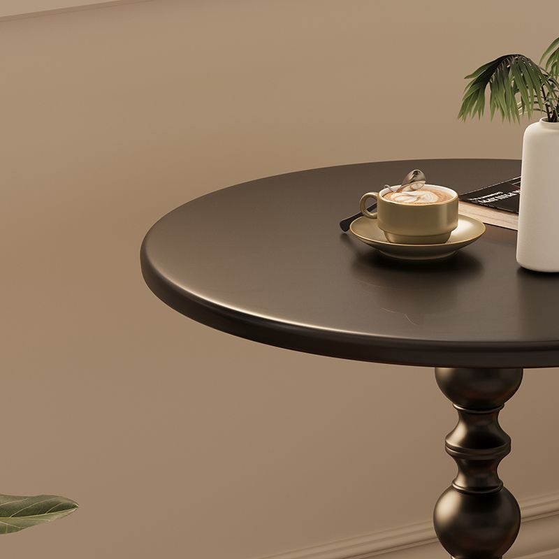 Accessible luxury sofa side table retro corner table iron bedside storage balcony small round table living room for home small coffee table