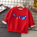 Children's hoodies:  autumn collection - thickened long-sleeve t-shirts for boys and girls, infant and toddler pullover tops