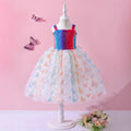 Exportgirldresssummer suspender style gauze skirt colorful butterfly element rainbow kids tutu skirt