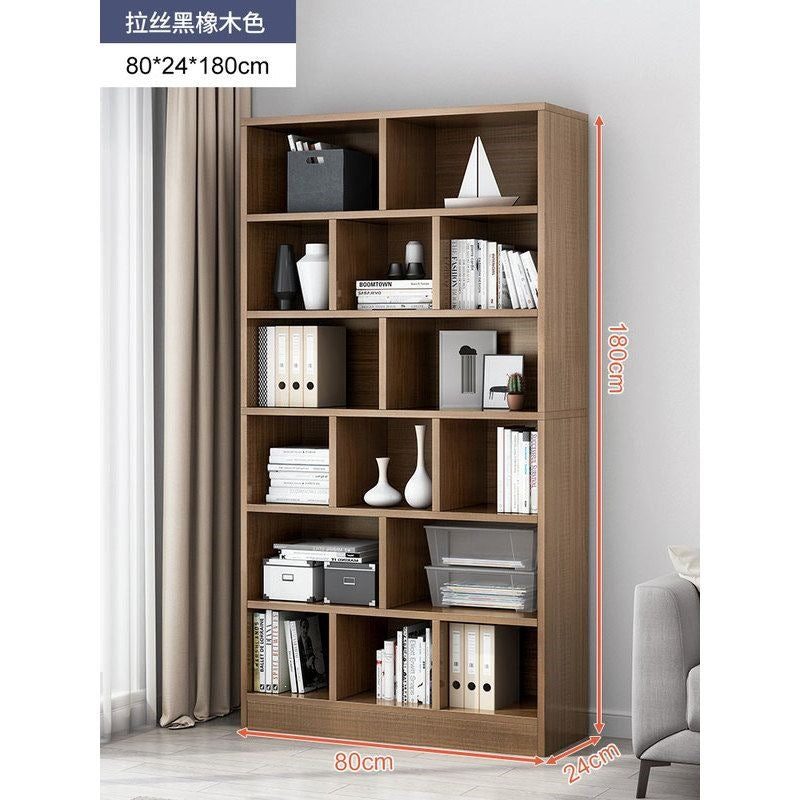 Bookshelf floor-standing storage rack living room for home wall-mounted storage cabinet storage cabinet office filing cabinet simple bookcase