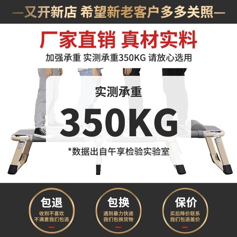 Foldable bed single bed for homesc portable multifunctional recliner office simple lunch break bed adult simple camp bed