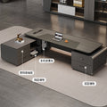 Accessible luxuryclassyelegant paint boss table office desk and chair combination classy executive desk casualpresident desk