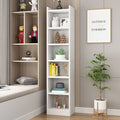 Bookshelf storage rack floor-standing simple for home multi-layer living room cabinet storage cabinet narrow slit small bookcase wall storage