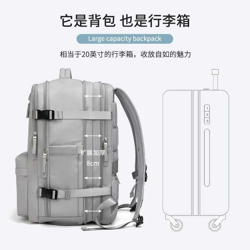 School bag boys backpack female college student high school student backpack large capacity Korean version simple travel backpack