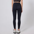 Fashion nude high waist yoga pants women's no embarrassment line breathable sports tights v line hip lifting fitness pants