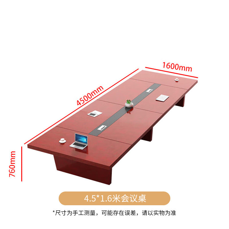 Saint li conference table with wood veneer paint conference table office negotiation training table