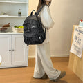 Korean style ins-style bowknot polka dot cute girly backpack - fresh & chic backpack for middle school and college girls