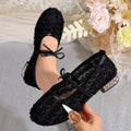 Exportplus sizenew arrival with skirt pure colorlace flower flatsflatsflatsballet shoes scoop shoes