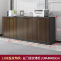 Royal walnut five-door combination low cabinet (delivery included)