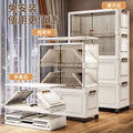 Installation-free children's wardrobe, multi-layer baby clothing storage cabinet, for home bedroom foldable storage cabinet, baby wardrobe