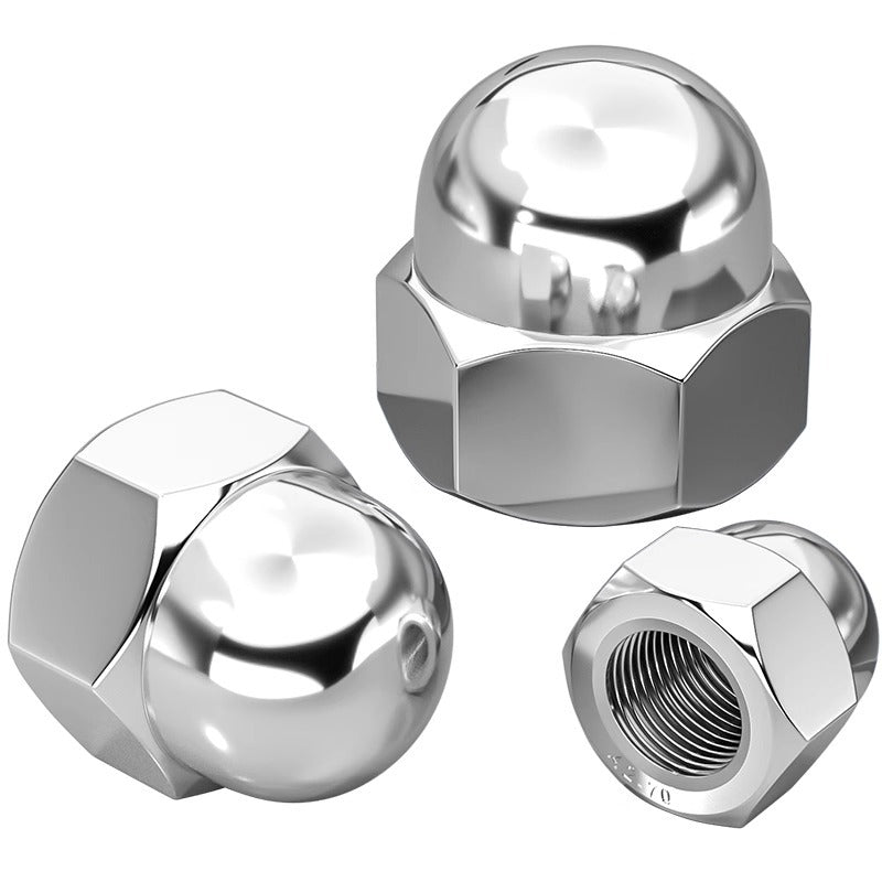 316 stainless steel round ball head orthodontic nut cover type decorative screw cap female cap 3M4M5M6M8M27